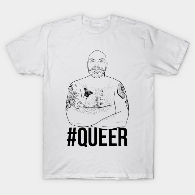 Hashtag BOYZ - QUEER Paul T-Shirt by RobskiArt